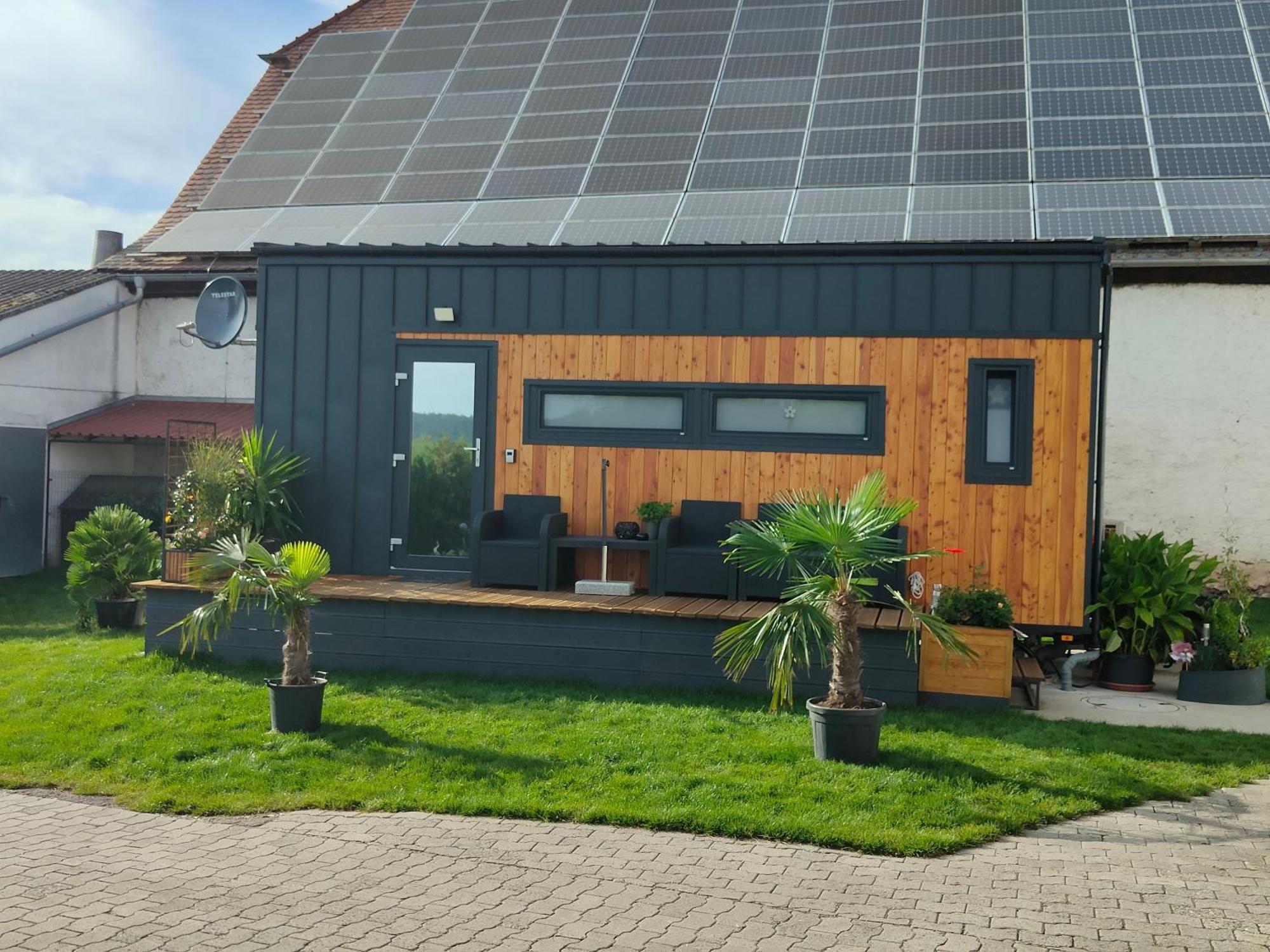 Mariolas Tinyhouse Markt Nordheim Bagian luar foto